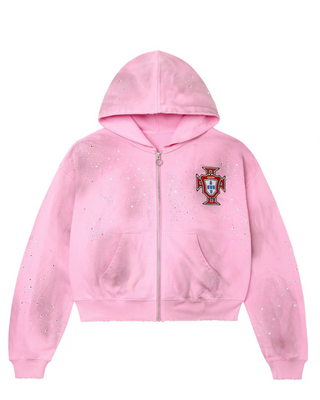Vale Forever Venus Zip Up Hoodie Pink