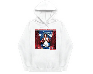 Pop Smoke x Vlone City Hoodie White