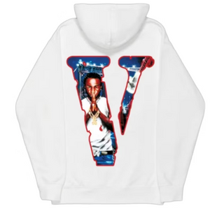 Pop Smoke x Vlone City Hoodie White
