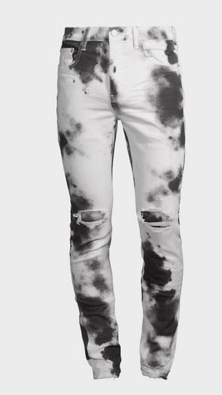 Purple Jeans Tie Dye