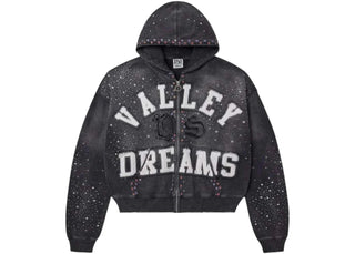 Vale Forever Classico Zip Up Hoodie Gray